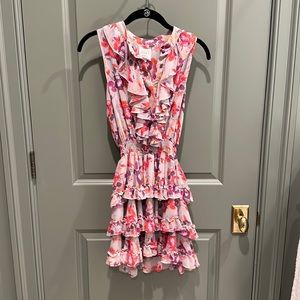 Pink Floral Misa Dress Size XS